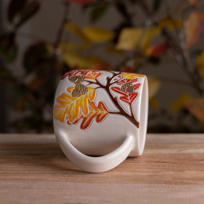 Autumn Oak Branch Mug