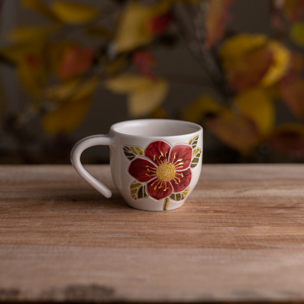 Hellebore Espresso Cup #2 [3oz]