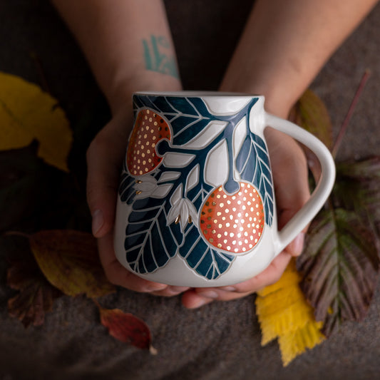 Clementine Wrap-Around Mug #2 [17oz]
