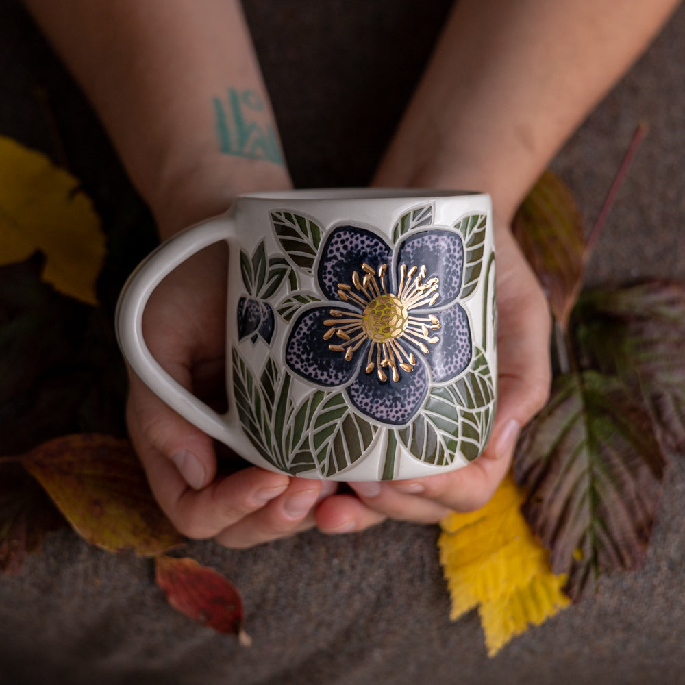 Dark Hellebore Mug 14-15oz