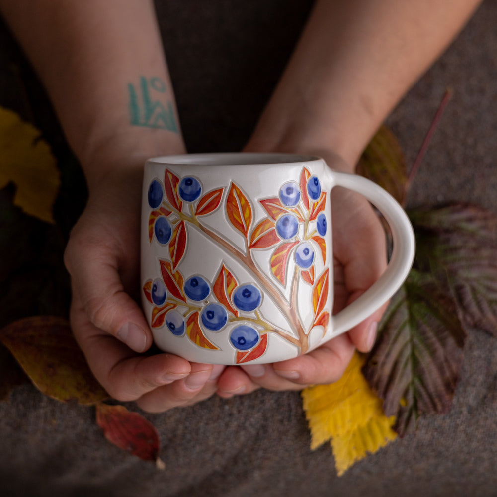 Autumn Blueberry Mug
