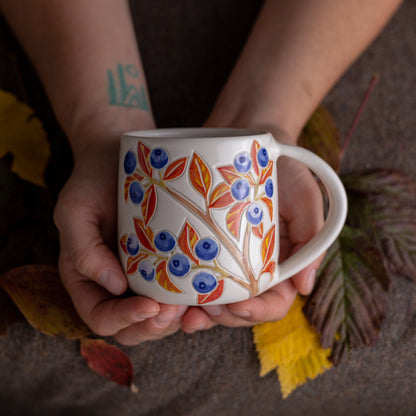 Autumn Blueberry Mug