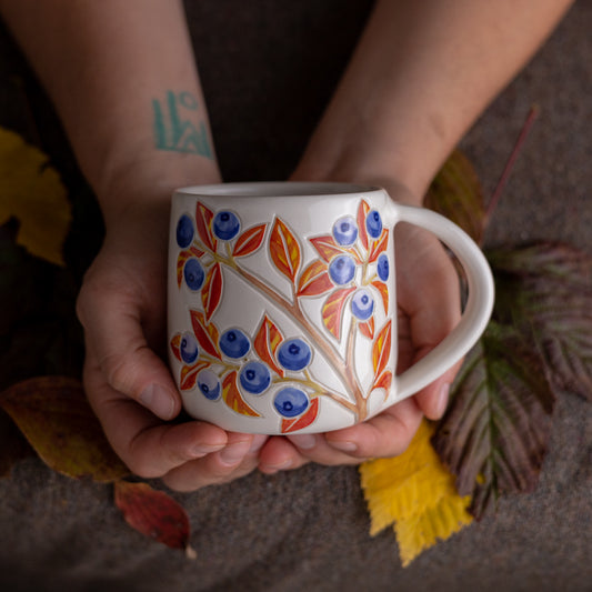 Autumn Blueberry Mug
