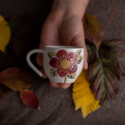 Hellebore Espresso Cup #2 [3oz]