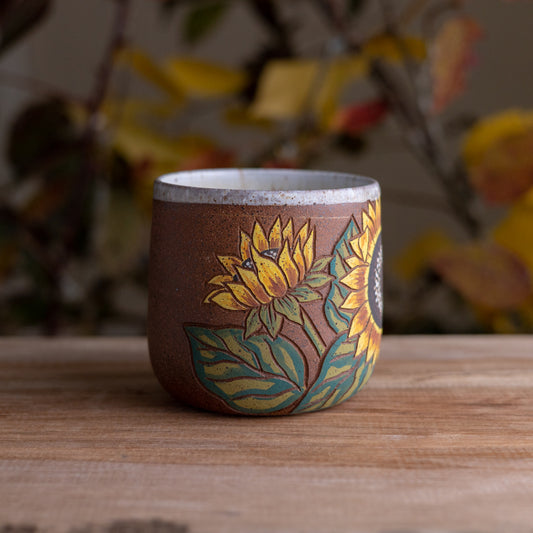 Sunflower Stoneware Mug [15oz]