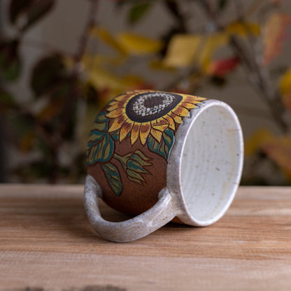 Sunflower Stoneware Mug [15oz]
