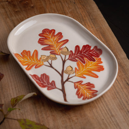 Autumn Oak Tray