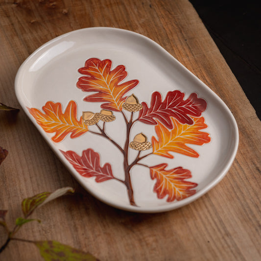 Autumn Oak Tray