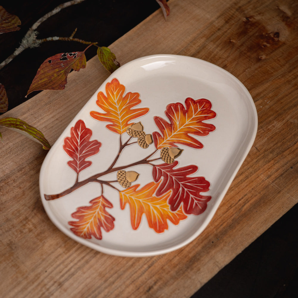 Autumn Oak Tray