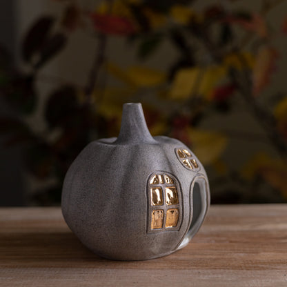 Pumpkin House Incense Holder