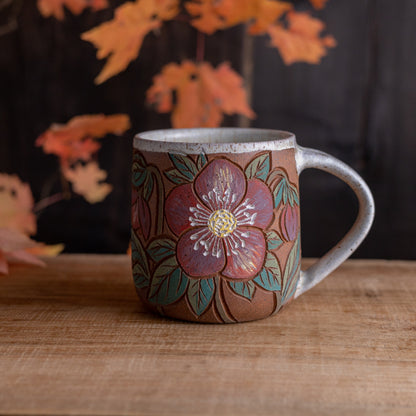 Hellebore Stoneware Mug [14oz]