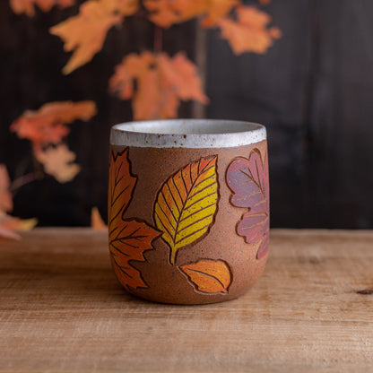 Autumn Leaves Stoneware Mug [14oz]