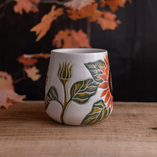 Sunflower Wrap-Around Mug [18oz]