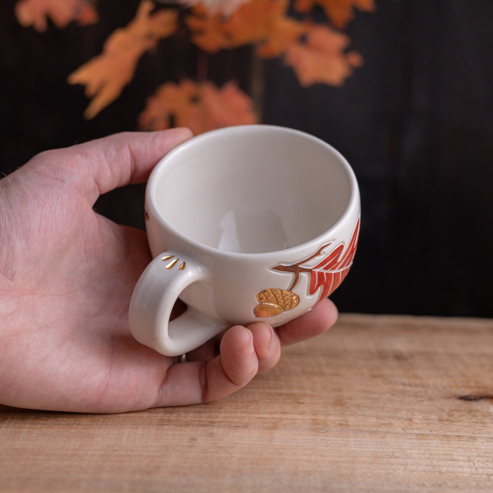 Oak Branch Cappuccino Cup #1 [7oz]
