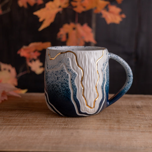 Teal Fade Trail Mug 16-17oz