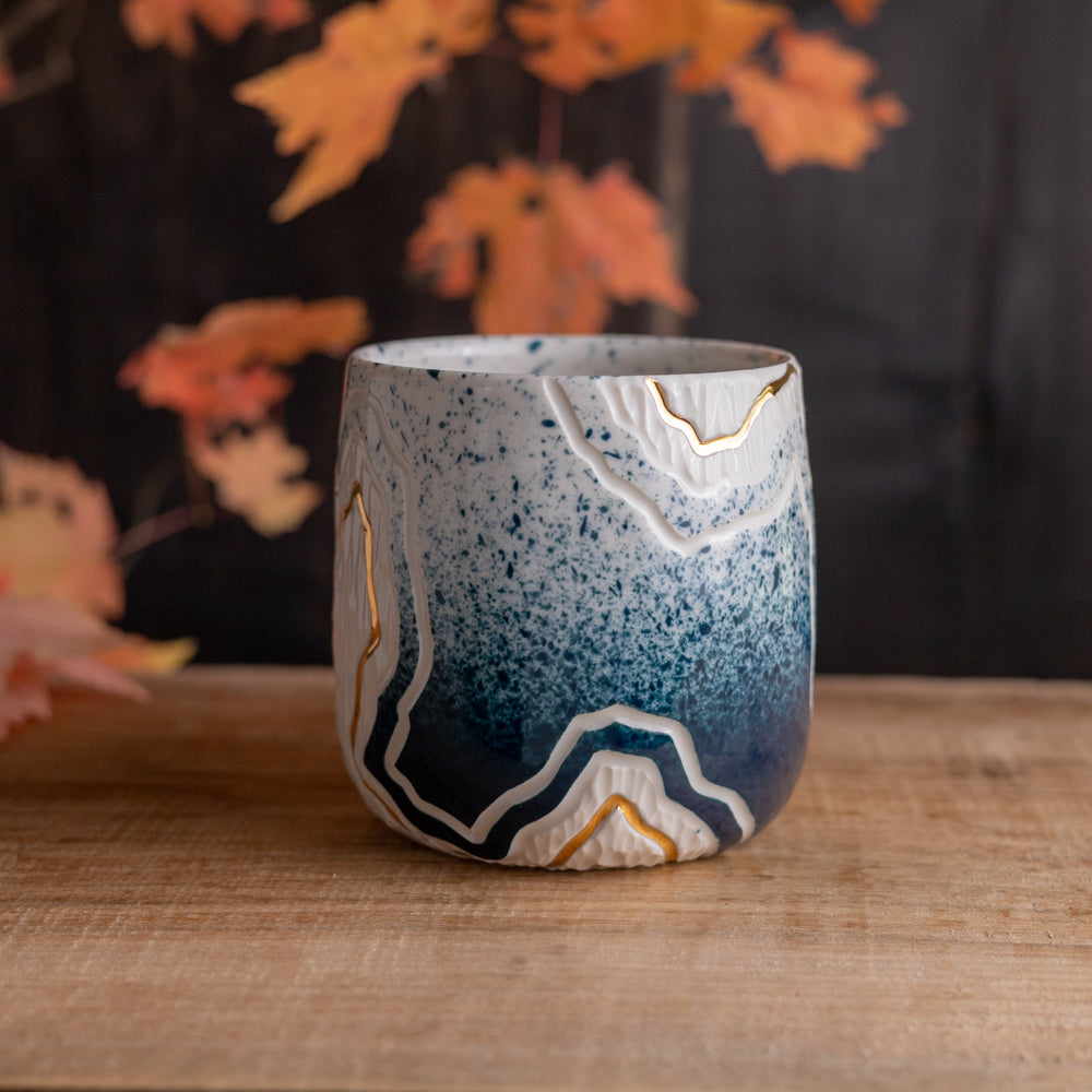 Teal Fade Trail Mug 16-17oz