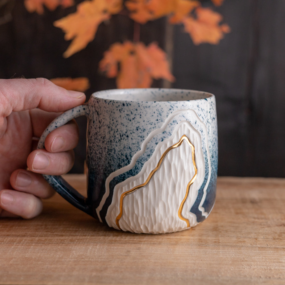 Teal Fade Trail Mug 16-17oz