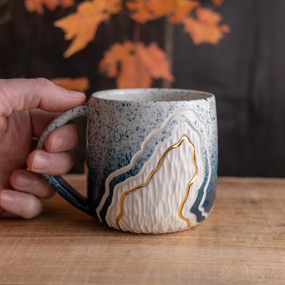 Teal Fade Trail Mug 16-17oz